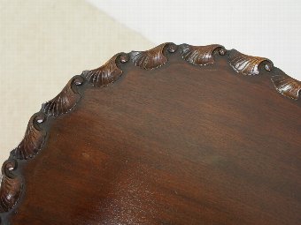 Antique George II Style Mahogany Snap Top Table