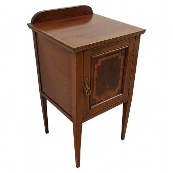 Sheraton Style Inlaid Mahogany Locker