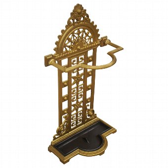 Late Victorian Scottish Cast Iron Stick Stand