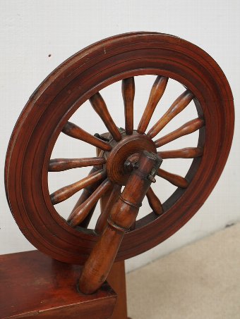 Antique Unusual Victorian Spinning Wheel