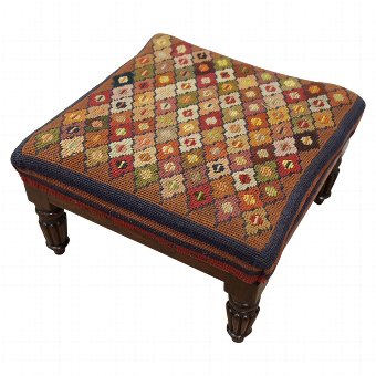 George III Mahogany Foot Stool