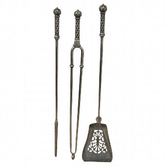 Set of 3 Steel Fire Irons