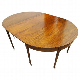 Late George IV Mahogany Dining Table with 1 Leaf