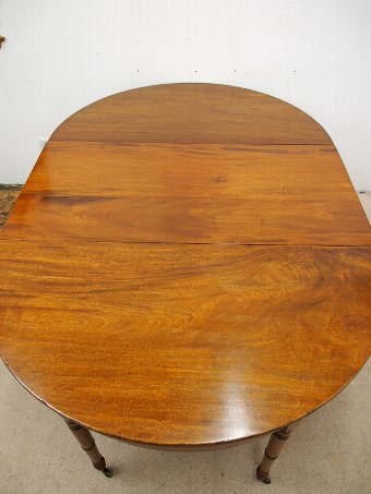 Antique Late George IV Mahogany Dining Table with 1 Leaf