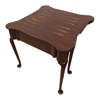 Early George III Mahogany Games Table
