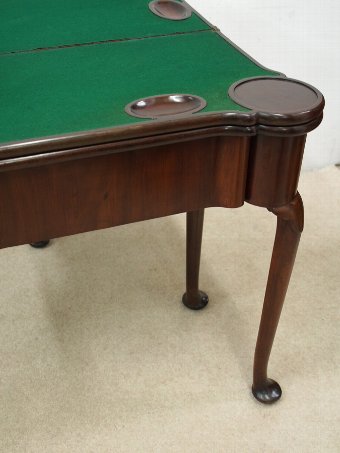 Antique Early George III Mahogany Games Table