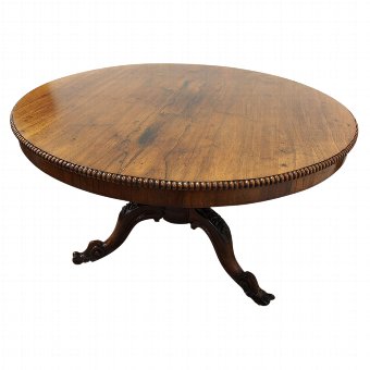 William IV Circular Rosewood Breakfast Table