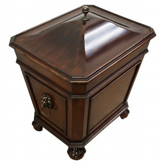 George III Style Mahogany Wine Cooler
