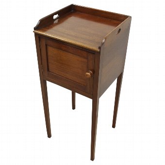 Late Georgian Mahogany Bedside Locker