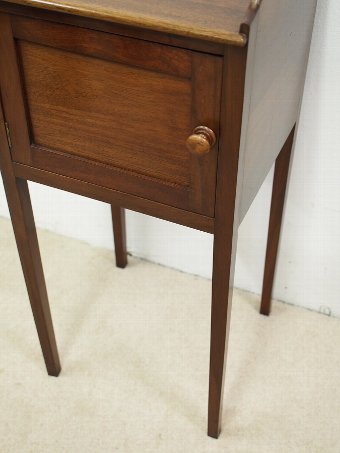 Antique Late Georgian Mahogany Bedside Locker