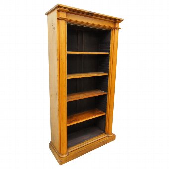 Empire Style Tall Pine Open Bookcase