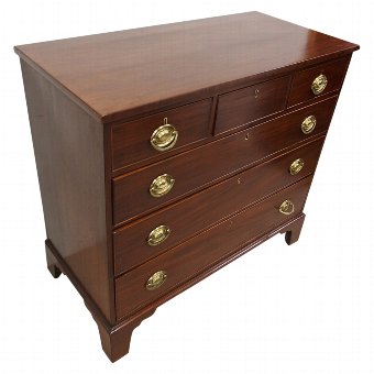George III Scottish Mahogany Chest of Drawers