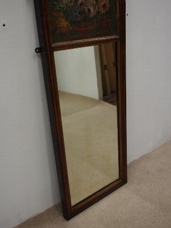 Antique George I Style Walnut and Painted Mirror