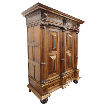 17th Century Dutch Oak Armoire or Cabinet
