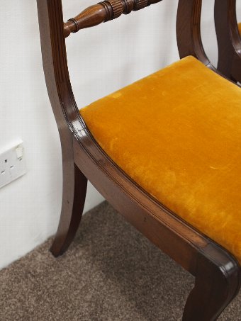 Antique Set of 4 Regency Mahogany Dining Chairs