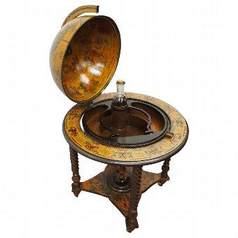 Revolving Globe on Stand Drinks Cabinet
