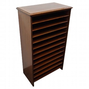 Late Victorian Mahogany Folio Cabinet