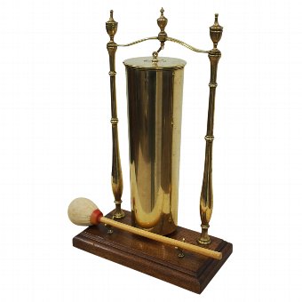 Brass and Oak Dinner Gong
