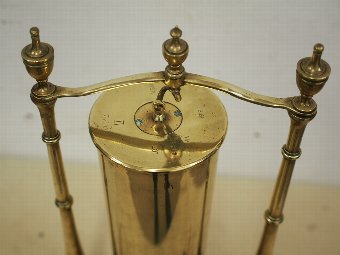 Antique Brass and Oak Dinner Gong