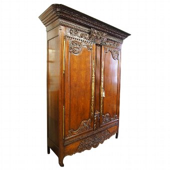 George III French Oak Armoire
