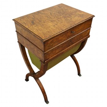 Regency Burr Elm Work Table