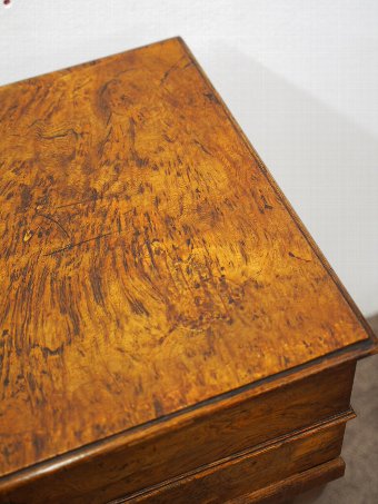 Antique Regency Burr Elm Work Table