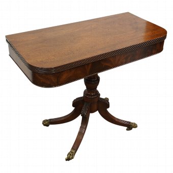  George III Mahogany Fold Over Table