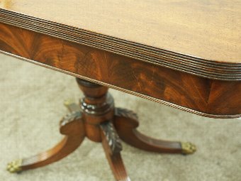 Antique  George III Mahogany Fold Over Table