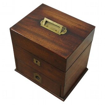 George III Mahogany Apothecary Box