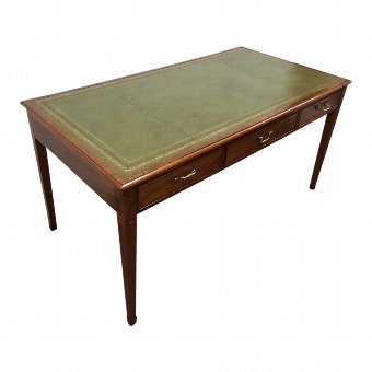 Large George III Mahogany Library Table