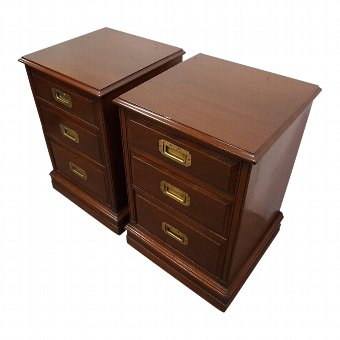 Pair of Victorian Mahogany Chest of Drawers