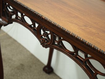 Antique Chippendale Style Mahogany Side Table