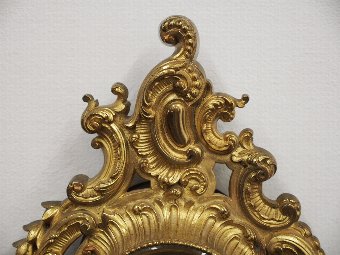 Antique French Ormolu Carte Clock