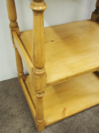 Antique Unusual Large Yellow Pine Victorian Whatnot