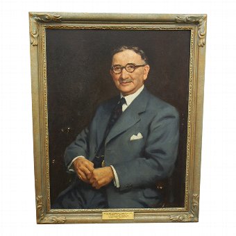 Painting of a Gentleman by H. Raeburn Dobson
