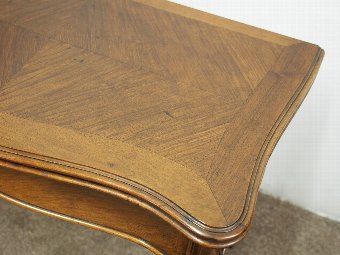 Antique French Walnut Fold-Over Games Table