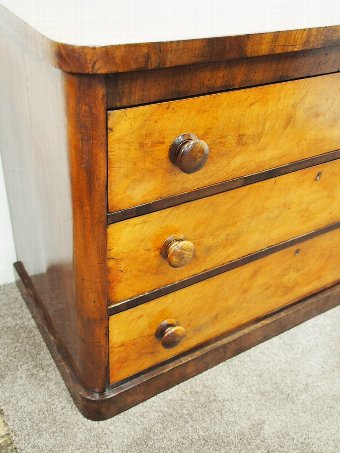Antique Neat Victorian Mahogany Chest of Drawers