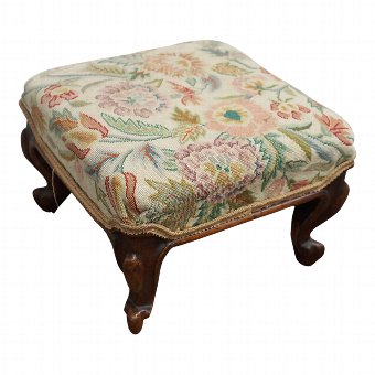 Victorian Rosewood Footstool