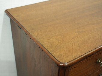 Antique Late Victorian Italian Walnut Chest of Drawers