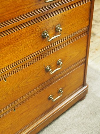 Antique Late Victorian Italian Walnut Chest of Drawers