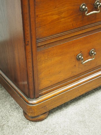Antique Late Victorian Italian Walnut Chest of Drawers
