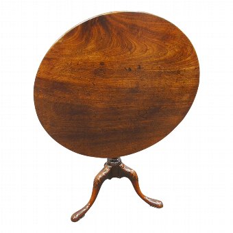 George III Mahogany Snap Top Table