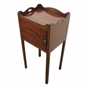 George III Mahogany Bedside Locker