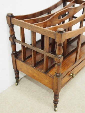 Antique Regency Mahogany Canterbury