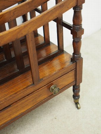 Antique Regency Mahogany Canterbury