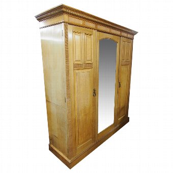 Oak Wardrobe by James Shoolbred and Co