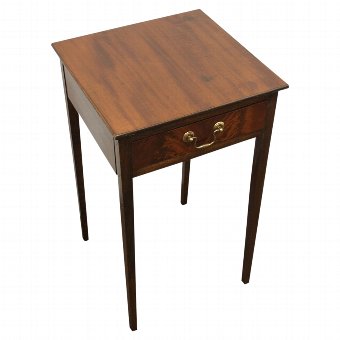 George III Style Mahogany Side Table