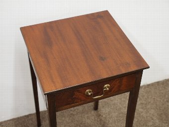 Antique George III Style Mahogany Side Table