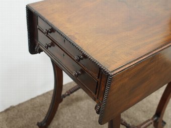 Antique Scottish Regency Mahogany Work Table