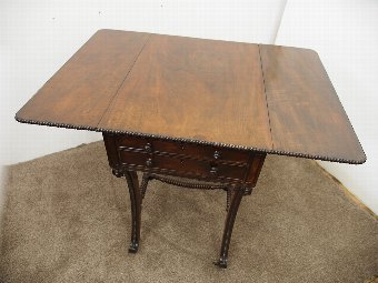Antique Scottish Regency Mahogany Work Table